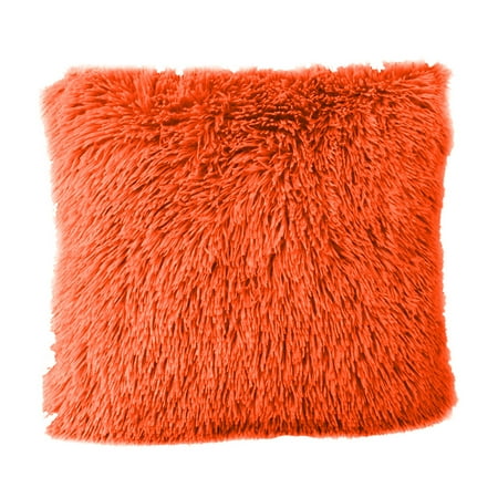 

Warm Soft Fluffy Throw Pillow Case Cover Cushion Home Bed Sofa Car Decoration