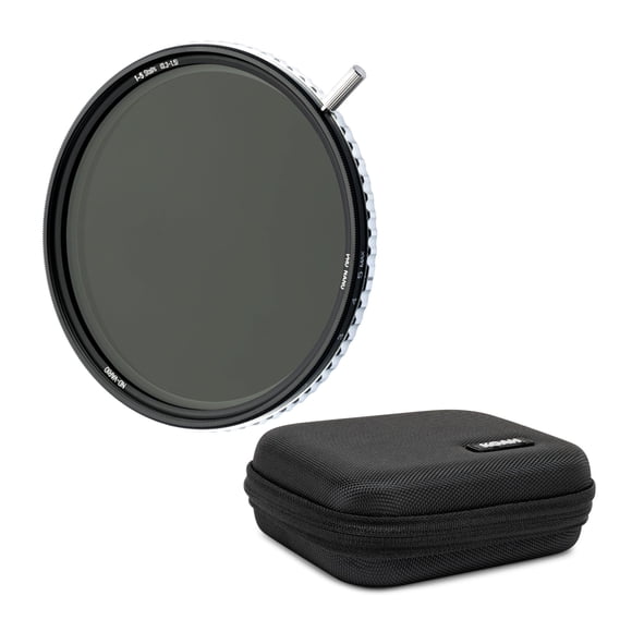 Filtro NiSi True Color ND-Vario Pro Nano de 82 mm con funda para 8 filtros