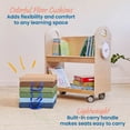 thumbnail image 3 of ECR4Kids SoftZone Square Floor Cushions with Handle, Flexible Seating, Earthtone, 6-Piece, 3 of 9