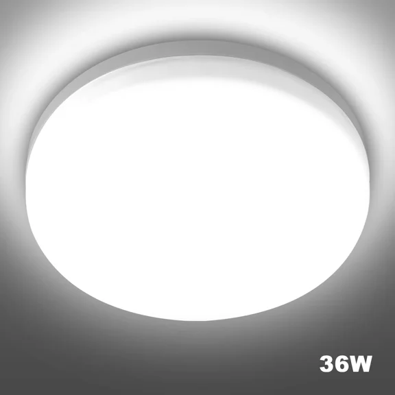 36W Led Ceiling Light Ultra Thin Flush Mount Kitchen Round Home Fixture