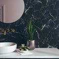 thumbnail image 4 of The Tile Life Cadiz Black Hexagon Matte Porcelain Floor & Wall Tile, 8 x 9 in, 24-Piece, 4 of 9