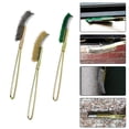 thumbnail image 4 of Mini Wire Brush Brass Nylon & Steel Brushes Rust Remover Cleaning Polish Grinder Nylon Wire, 4 of 5