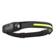 thumbnail image 1 of Linterna frontal LED recargable, potente linterna frontal, impermeable, USB, 1200 mAh, COB XPE, 5 modos, para correr, acampar, ciclismo, casco, pesca, reparación., 1 of 5