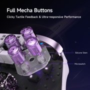 EasySMX D10 PC Controller with Charging Dock/TMR Joysticks/Dual-Mode Triggers/Motion Control, Wireless Gaming Controller for PC,iOS,Android,Switch,Steam