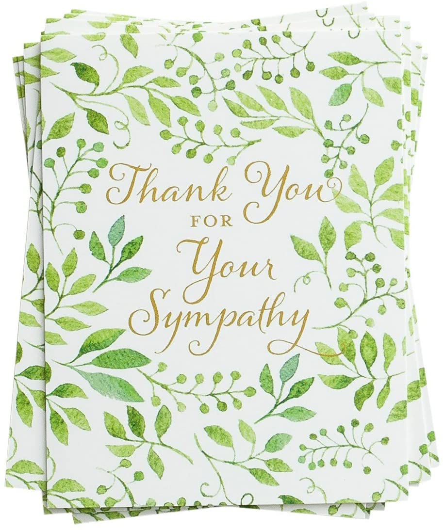 DaySpring Thank You for Your Sympathy 10 Cards and Envelopes Blank
