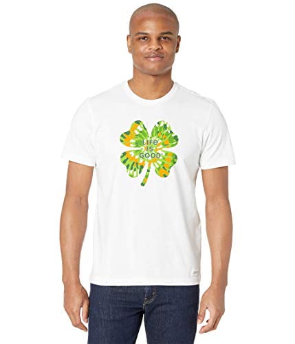 Life is Good Tie-Dye Shamrock Crusher 