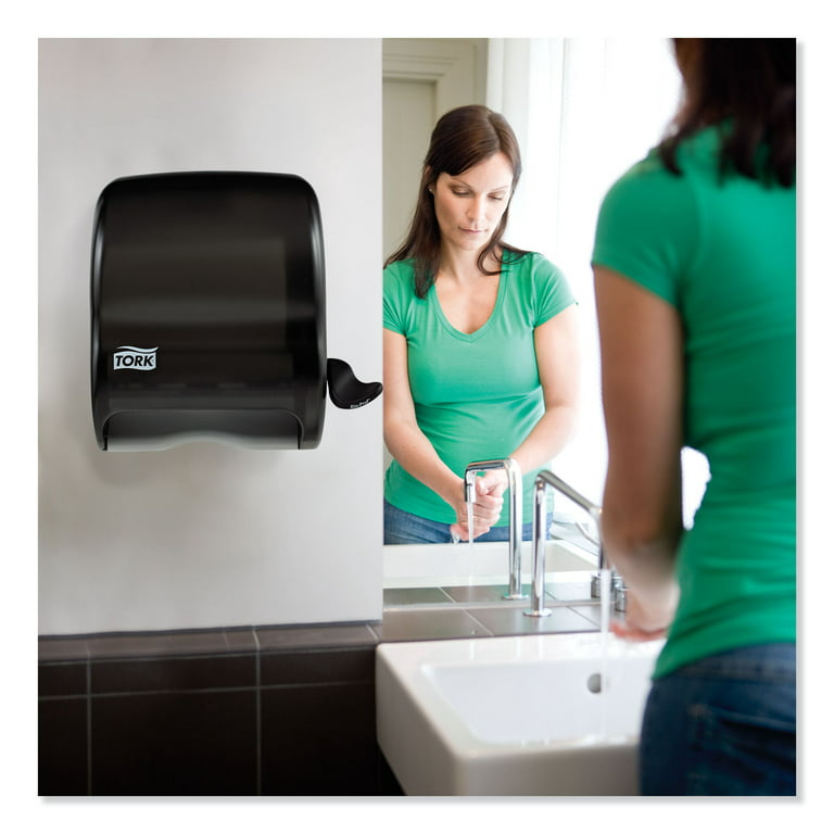 Tork Compact Hand Towel Roll Dispenser 12.49 x 8.6 x 12.82 Smoke