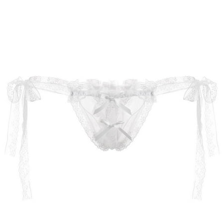 22/24 Panties Women Briefs Women Lace Sexy Thong Lace Up Sexy Open Crotch T Pants Ladies Panties Adjustable Size Sexy Panties