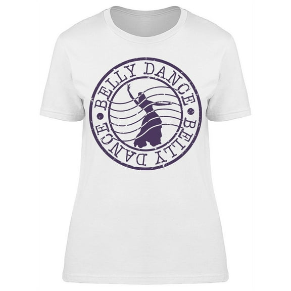 Belly Dance Silhouette T-Shirt Women -Image by Shutterstock, Female Medium