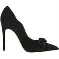 thumbnail image 3 of Sam Edelman Deela Black Pointed Toe Slip On Stiletto Heel Formal Dress Pumps (BLACK, 7), 3 of 5