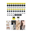 thumbnail image 4 of Cuentas de silicona BLESIY 70x perlas espaciadoras duraderas pulseras para mujeres, 4 of 8