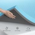 thumbnail image 4 of MAYEERTY 2 Inch Queen Mattress Topper - Gel Infused Memory Foam, Cooling Pad for Pressure Relief & Back Pain, CertiPUR-US Certified, 4 of 8