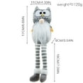 thumbnail image 2 of Owl Rudolph Faceless Doll Fabric Christmas Decor Plush Ornament Tabletop Display, 2 of 2