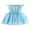Blue, variant on Bagilaanoe Toddler Baby Girl Party Dress Butterfly Ruffle Sleeveless A-line Princess Dresses 9M 12M 18M 24M 3T 4T Kid Summer Patchwork Tulle Skirt