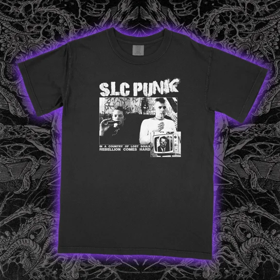 RARE SLC Punk T-Shirt Cult Movie Graphic Tee 90s Punk Rock Alternative Unisex Cotton