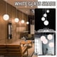 thumbnail image 2 of 2026 Matte White Globe Glass Lamp Shade Replacement Round Light Cover Fix, 2 of 5