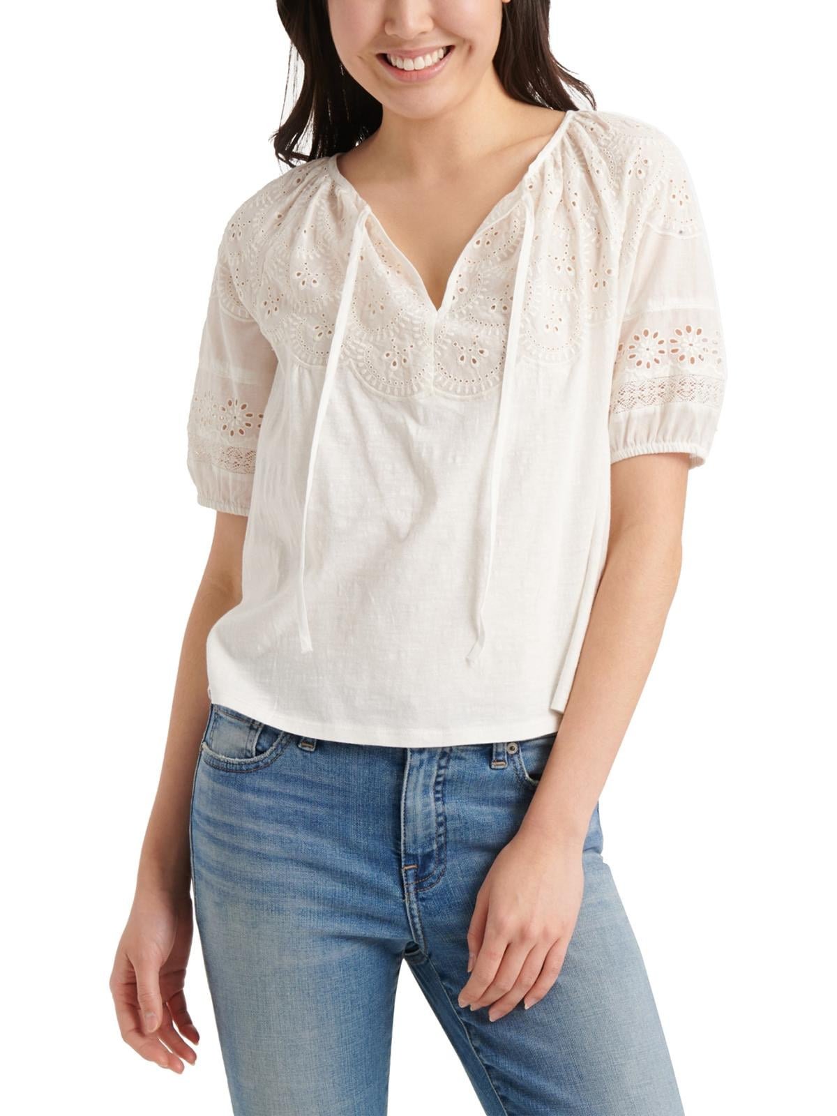 lucky brand peasant top