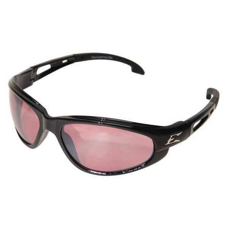 EDGE EYEWEAR Safety Glasses,Rose Mirror SW119