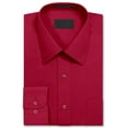 thumbnail image 2 of Men's Long Sleeve Regular Fit Button up Pocket Solid Standard Cuff Dress Shirt, 2 of 2