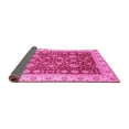thumbnail image 2 of Ahgly Company Indoor Square Oriental Pink Traditional Area Rugs, 5' Square, 2 of 4