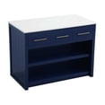thumbnail image 6 of Elegant Kitchen and Bath 48 inch Kitchen Island in Blue, 6 of 10