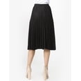 thumbnail image 2 of Falda plisada brillo sutil AMAD negro M AMAD SS22-F16, 2 of 6