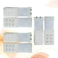 thumbnail image 4 of TELOLY 6Pcs Women Comfortable Bra Extenders Elastic Extension Bra Lengthened Strap (2 Hooks, White), 4 of 7
