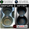thumbnail image 4 of CupHolderHero fits Ford Escape Accessories 2017-2019 Premium Custom Interior Non-Slip Anti Dust Cup Holder Inserts,, 4 of 5