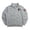 Grey, variant on Men's Half-Zip Pullover Sweatshirt, Heavyweight Embroidered Quarter-Zip Top, Loose-Fit Streetwear with Flag Patch, 3 Colors, Sizes S-XL