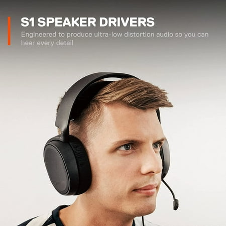 SteelSeries Arctis 3 - All-Platform Gaming Headset - for PC, PlayStation 4, Xbox One, Nintendo Switch, VR, Android, and iOS - Black