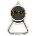 thumbnail image 1 of Logo Site Construction Avertissement Ouvre-Bouteille de Bière en Métal Acier Inoxydable, 1 of 3