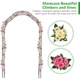 thumbnail image 5 of Kinbor 8' Black Metal and Steel Arbor, 5 of 8