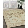 thumbnail image 3 of Ahgly Company Machine Washable Indoor Rectangle Abstract Camel Brown Area Rugs, 8' x 10', 3 of 7