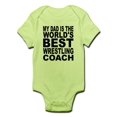 thumbnail image 1 of CafePress - My Dad Is The Worlds Best Wrestling Coach Body Sui - Baby Light Bodysuit, 1 of 1