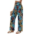 thumbnail image 3 of Fantaslook Womens Pants Casual Boho Palazzo Pants Wide Leg Lounge Pants Trousers with Pocket, 3 of 9