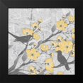 thumbnail image 2 of Stimson, Diane 12x12 Black Modern Framed Museum Art Print Titled - Cherry Blossom Birds 1, 2 of 5