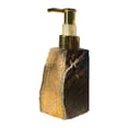 thumbnail image 1 of Dispensador de jabón de piedras preciosas, delicado, a prueba de fugas, elegante para ducha, tocador, cocina Marrón, 1 of 9