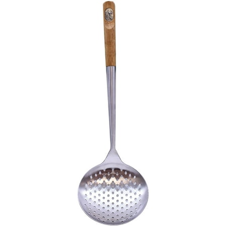

Tablecraft Wok Skimmer with Bamboo Handle 15 Brown