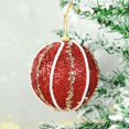 thumbnail image 1 of Bola de Navidad blanca de 8cm, adorno de árbol de Navidad, decoraciones navideñas para el hogar, bolas de espuma decorativas para árbol de Año Nuevo, 3 unids/lote por caja, 2023, 1 of 4