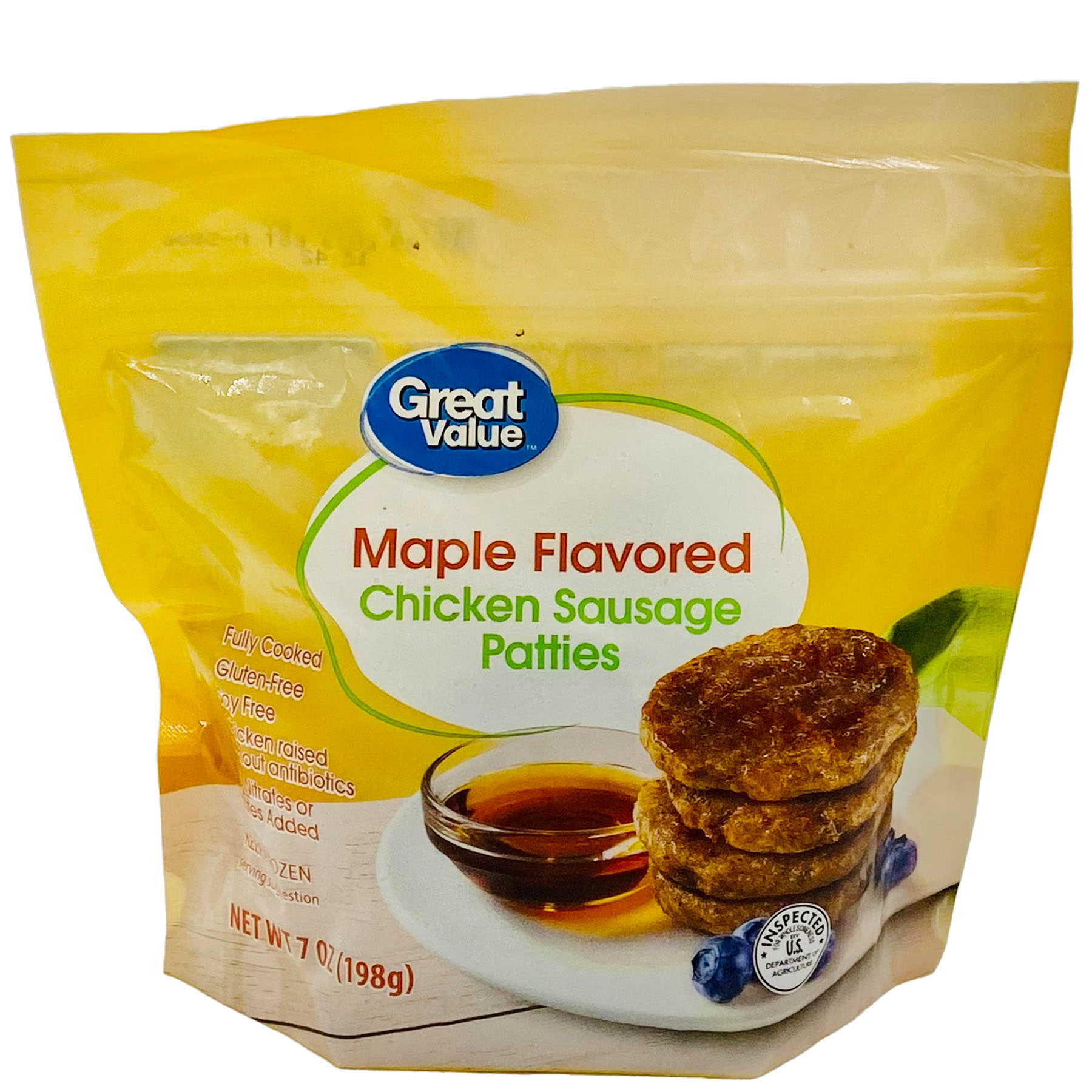 Great Value Chicken Maple Breakfast Sausage Patties