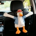 thumbnail image 5 of Plush Car Tissue Holder, Hanging Animal Car Tissue Box, Fluffy Duck Car Tissue Box Cover, Decorative Cute Animal Tissue Storage Box for Car, Home, Bathroom, Bedroom and Office, 5 of 5