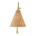 thumbnail image 3 of Linell 1-Light Wall Sconce in Warm Brass, 3 of 4