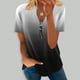 thumbnail image 2 of Blusa de manga corta con cuello en V, informal, cómoda y elegante para mujer OAVQHLG3B Store lin121212, 2 of 5