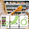 thumbnail image 3 of Aspire Wrist Coil Keychains, Stretch Spiral Key Holders, 50 Pack, Shining, 3 of 6