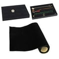 thumbnail image 2 of destyer Back Self Adhesive Sheet Felt Velvet Velour Fabric Craft Sticker Black, 2 of 9