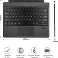 thumbnail image 3 of EastVita Clavier Sans Fil Ft-1089d Compatible avec Pavé Tactile Rétroéclairé Compatible pour Microsoft Surface Pro 3 4 5 6 7, Version Régulière, 3 of 9