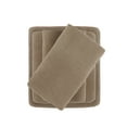 thumbnail image 2 of Comfort Classics Micro Fleece 3-Piece Brown Sheet Set, Twin, 2 of 7