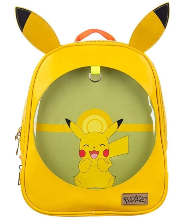 Pokemon Pikachu Anime Character Pin Display Mini Backpack 