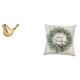 thumbnail image 1 of Figura de pájaro dorado moderna, estatua de animal y funda de almohada navideña para decoración del hogar, oficina, sala de estar, sofá, coche, regalo, 1 of 8