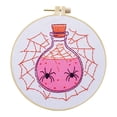 thumbnail image 1 of DJN Halloween Kit – & Bat Embroidery Set With Hoop Thread Fabric & Tools | DIY Decor Toys and Hobbies Arts & Crafts & DIY toys, 1 of 7